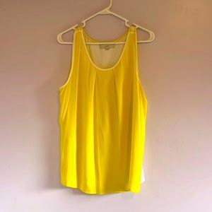 LOFT Yellow Tank Top